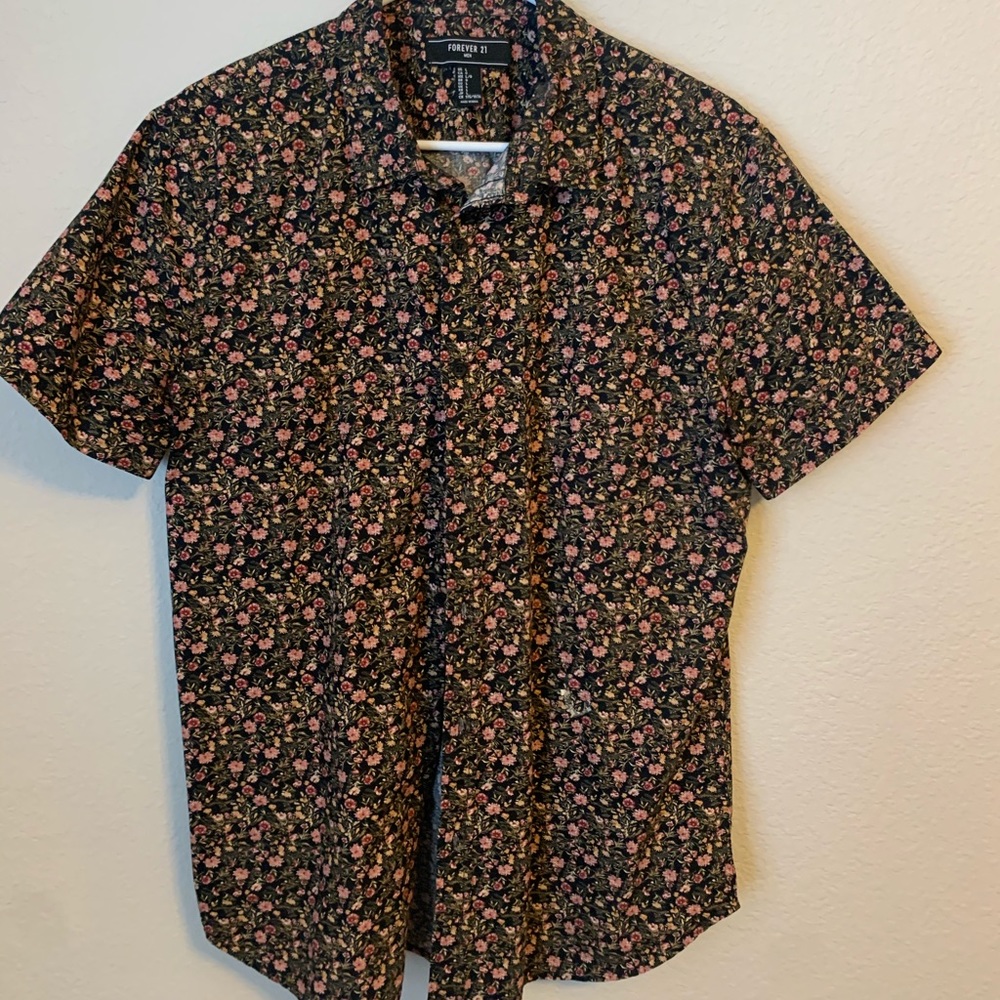 Men’s Forever 21 floral button up